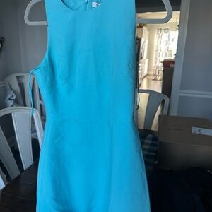 Sexy Blue Sleeveless Dress